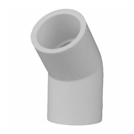 Charlotte Pipe And Foundry 3 WHT 45DEG SxS Ell PVC 02309 1800HA